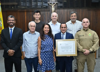 Conselho de Segurança de Paranavaí recebe homenagem da Câmara de Vereadores