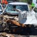 Colisão entre carro e caminhão na BR-376 deixa duas pessoas feridas