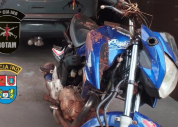 Motociclista foge da PM e abandona veículo em plantação de cana em Marilena