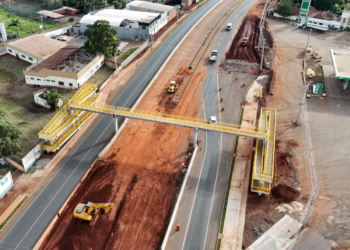 Obra do novo Trevo do Catuaí em Maringá chega a 54,34% de execução