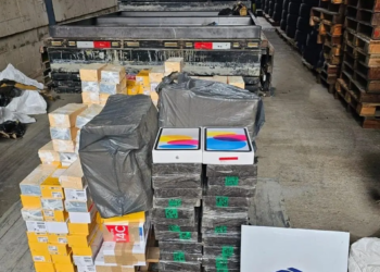 Receita Federal apreende carga de eletrônicos
