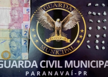Guarda Civil Municipal prende homem por tráfico de drogas no centro de Paranavaí