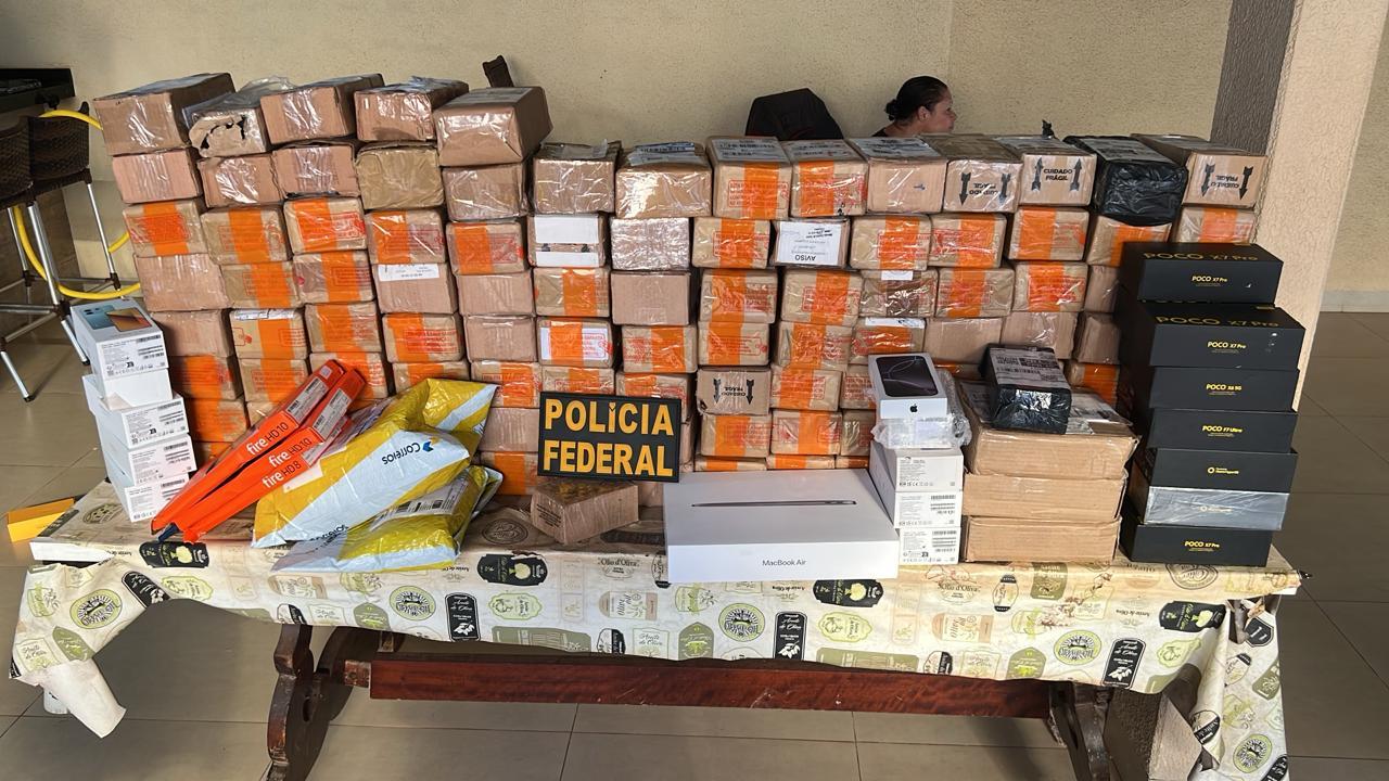 Operação “Circuito Fechado” fecha o cerco contra rota clandestina de eletrônicos e esquema milionário de descaminho