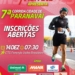 7ª Corrida Cidade de Paranavaí será dia 14 de dezembro; inscrições estão abertas