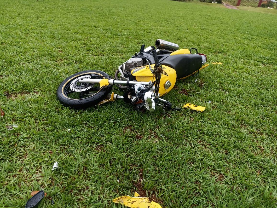 Jovem morre em acidente de motocicleta na PR-180, em Terra Rica