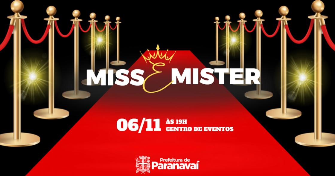 Inscrições para o Concurso Miss e Mister Terceira Idade Paranavaí 2025 vão até 31 de outubro