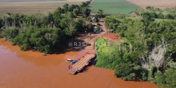Balsa entre São Carlos do Ivaí e Japurá está paralisada devido à cheia do Rio Ivaí