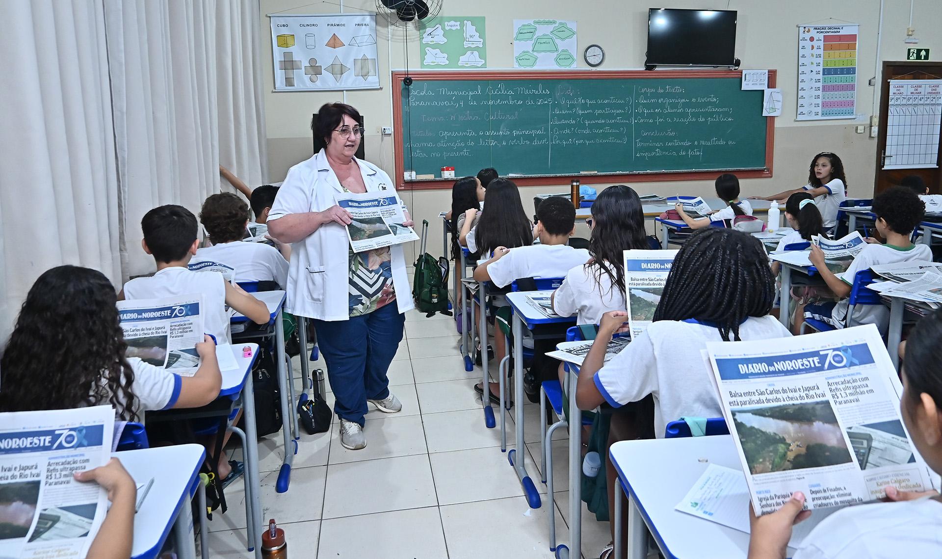 Instrumento de ensino, Diário do Noroeste ajuda estudantes a escrever notícias