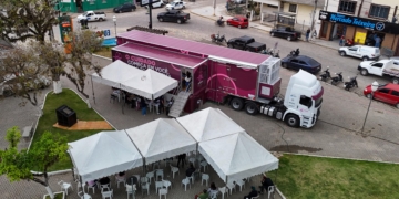 Carreta Saúde da Mulher faz mais de 1,5 mil atendimentos em Santo Antônio do Caiuá