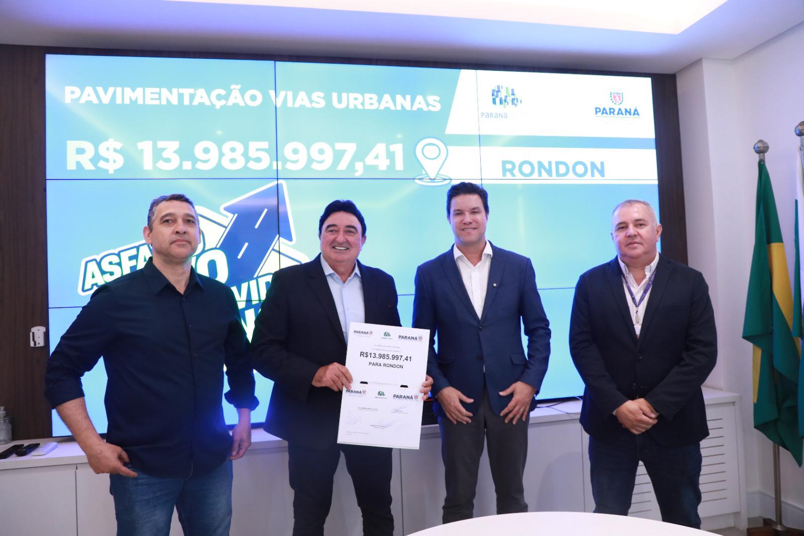 Estado autoriza R$ 198 milhões em licitações para obras em 17 municípios do Paraná