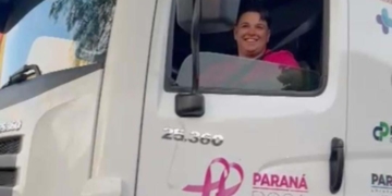 Motorista da carreta da saúde celebra alcance das consultas