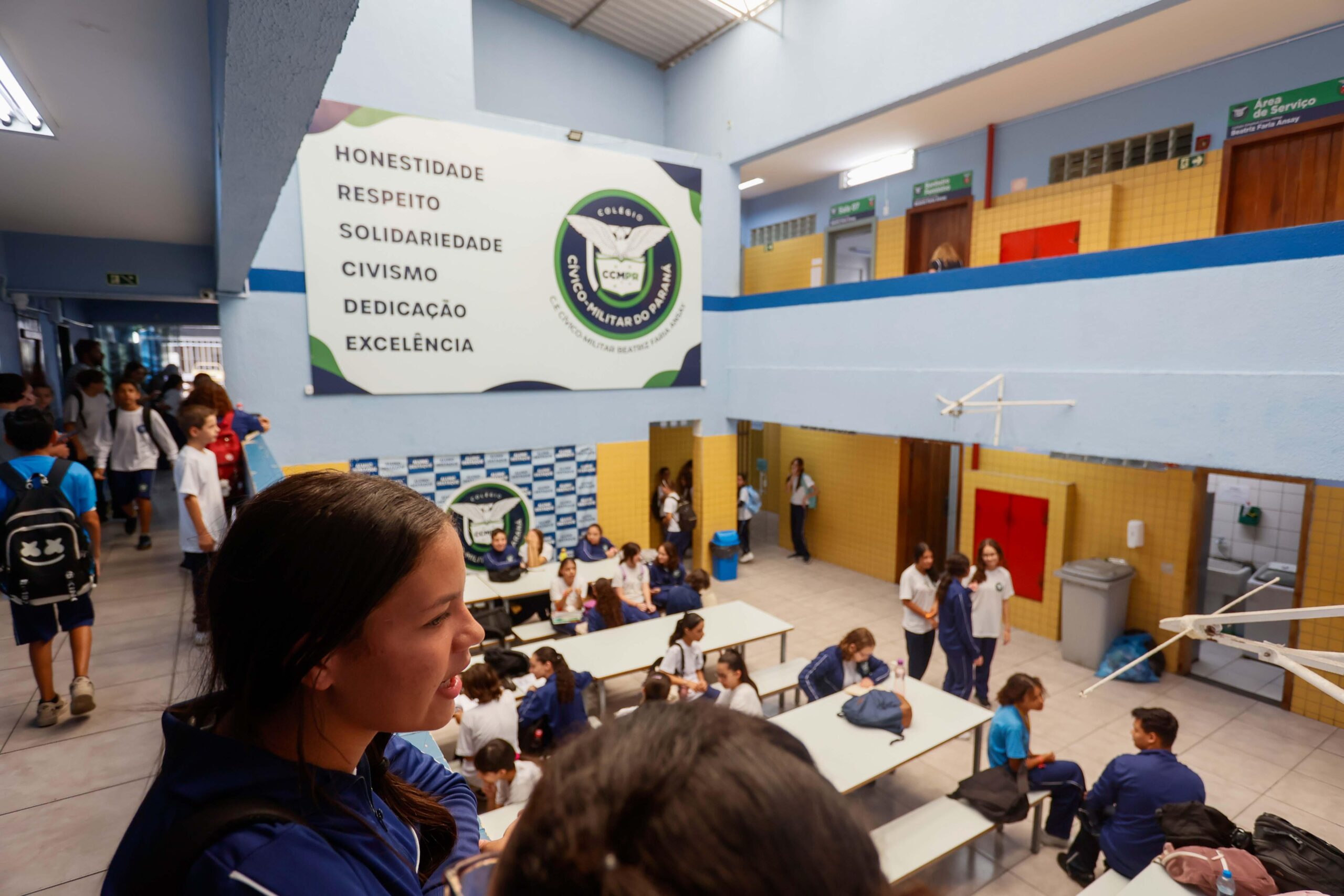 Modelo cívico-militar é aprovado por 90% de pais e professores