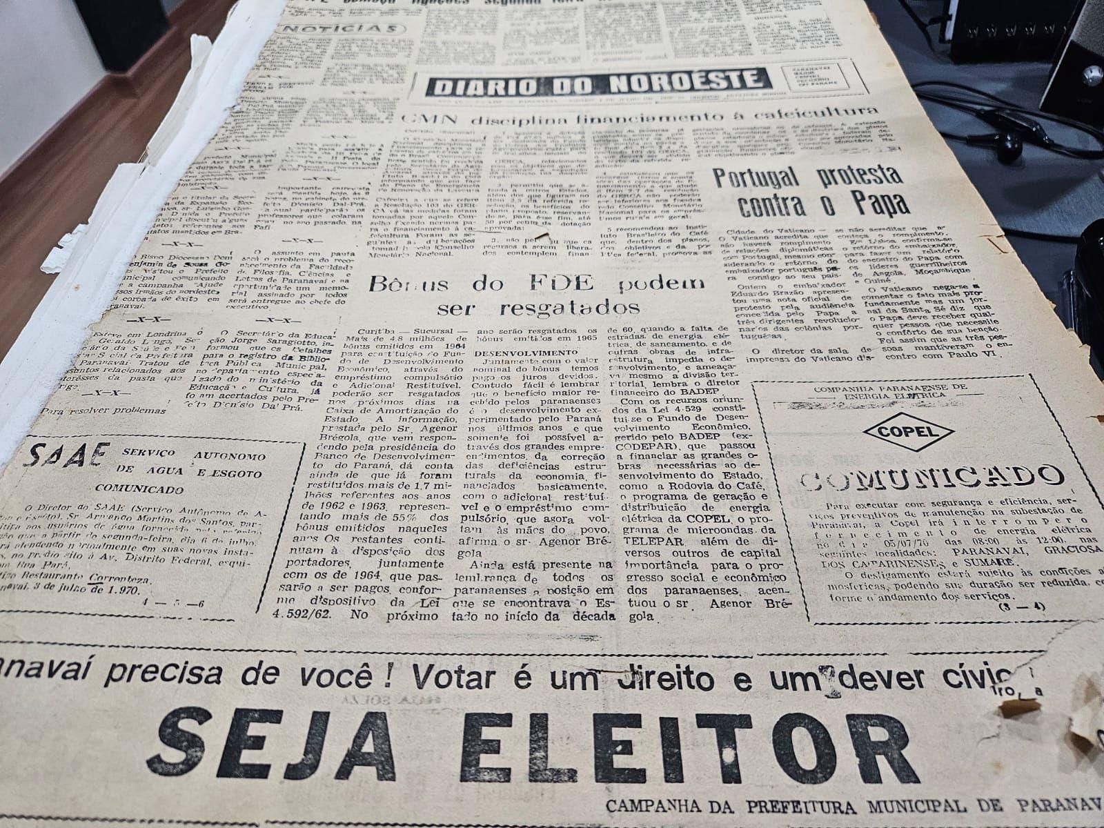 Veja o que foi destaque no dia 4 de julho de 1970