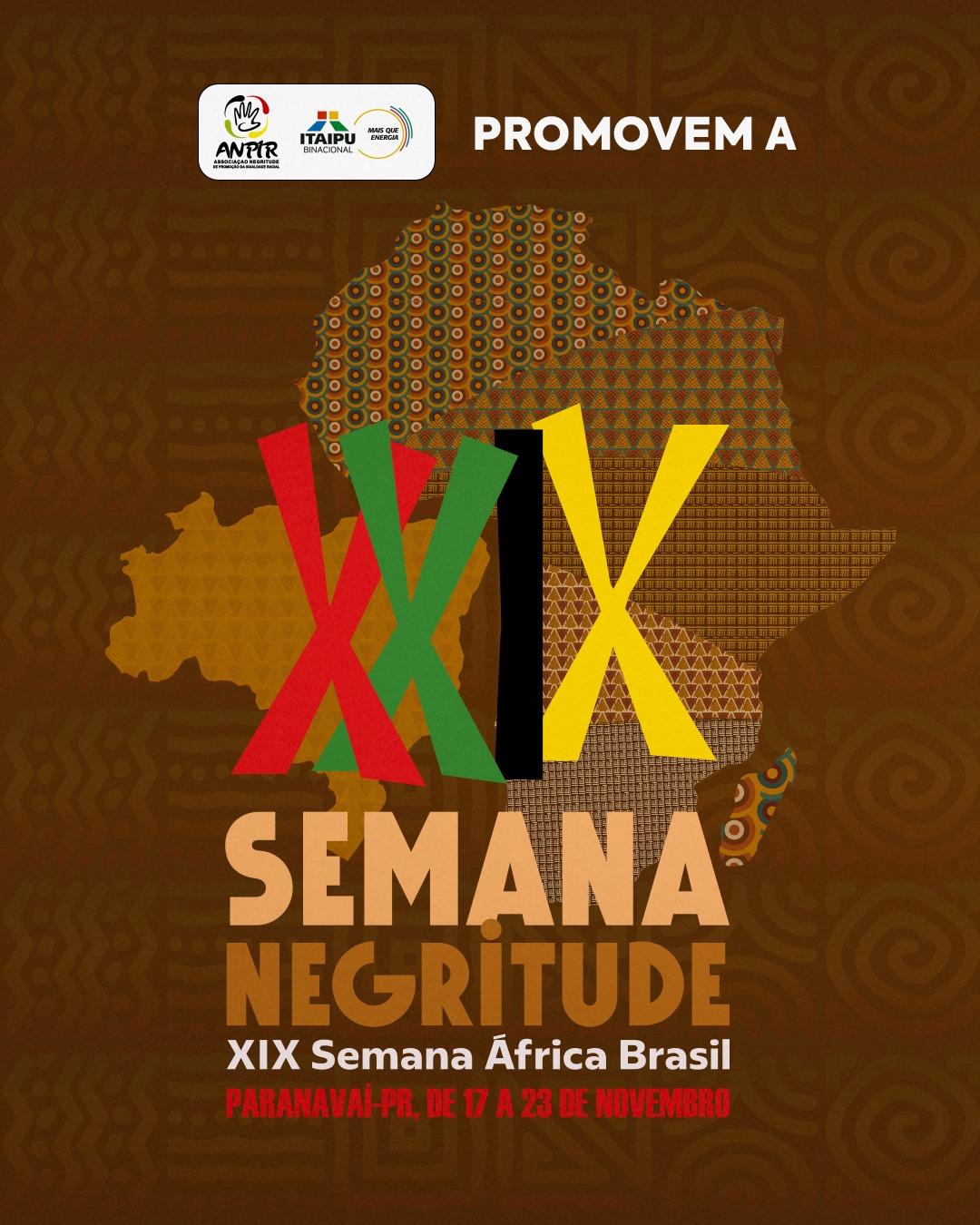 Eventos neste sábado e domingo encerram a Semana Negritude em Paranavaí