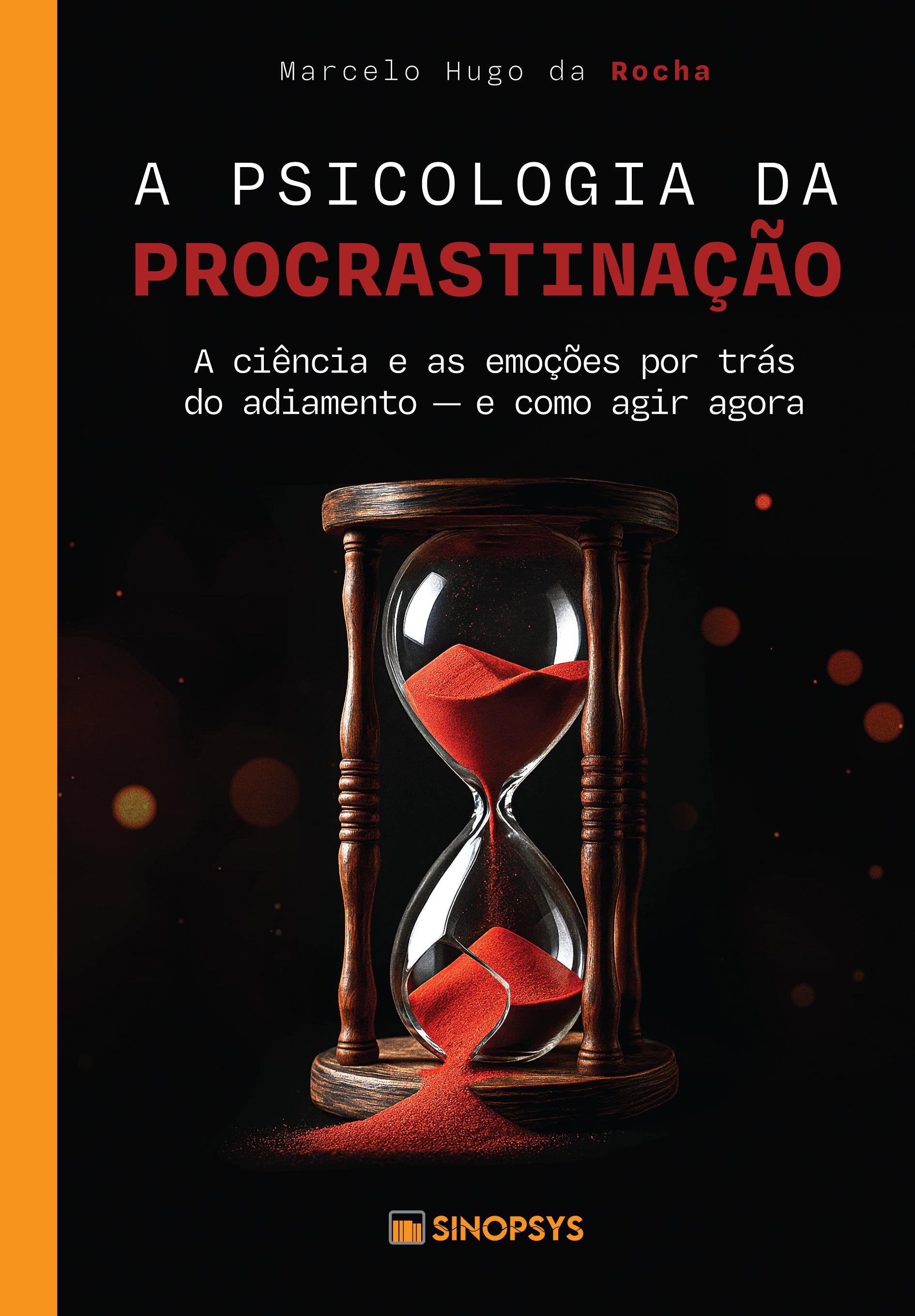 Capa do livro do psicólogo Marcelo Hugo da Rocha