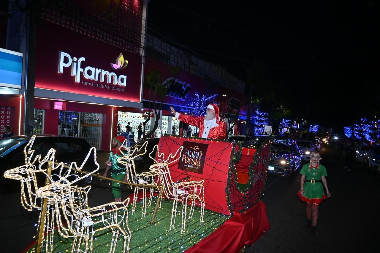Chegada do Papai Noel Foto: Ivan Fuquini