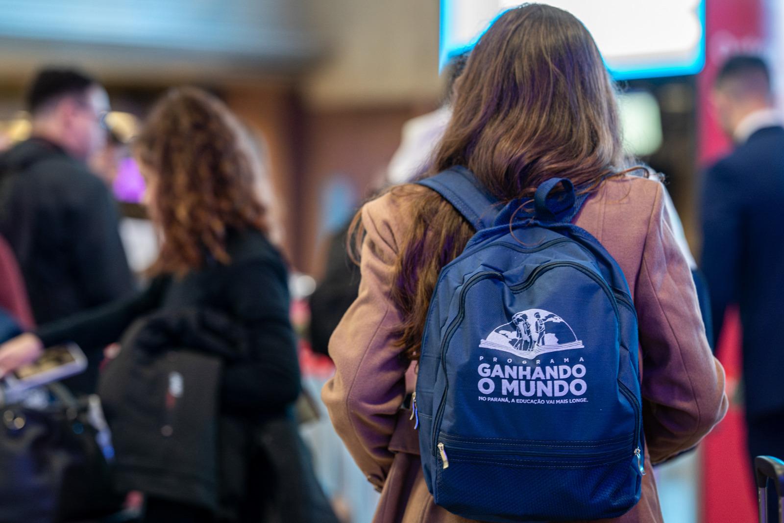 Primeiro desembarque do Ganhando o Mundo em 2026 marca retorno de alunos do Reino Unido
Foto: Lucas Femin - SEED/PR