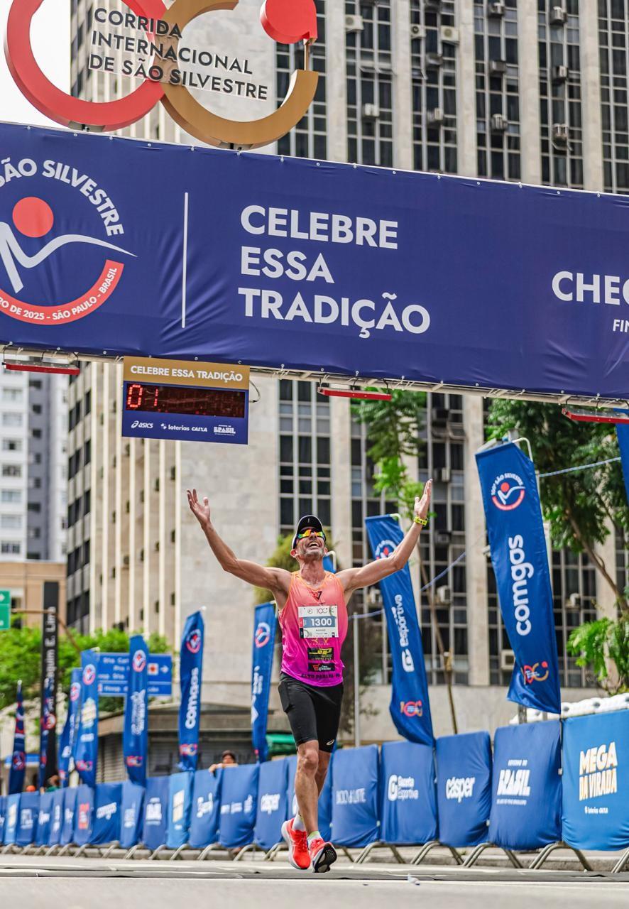 Corrida Rodrigo disputou a São Silvestre pela primeira vez
(Foto: arquivo pessoal)