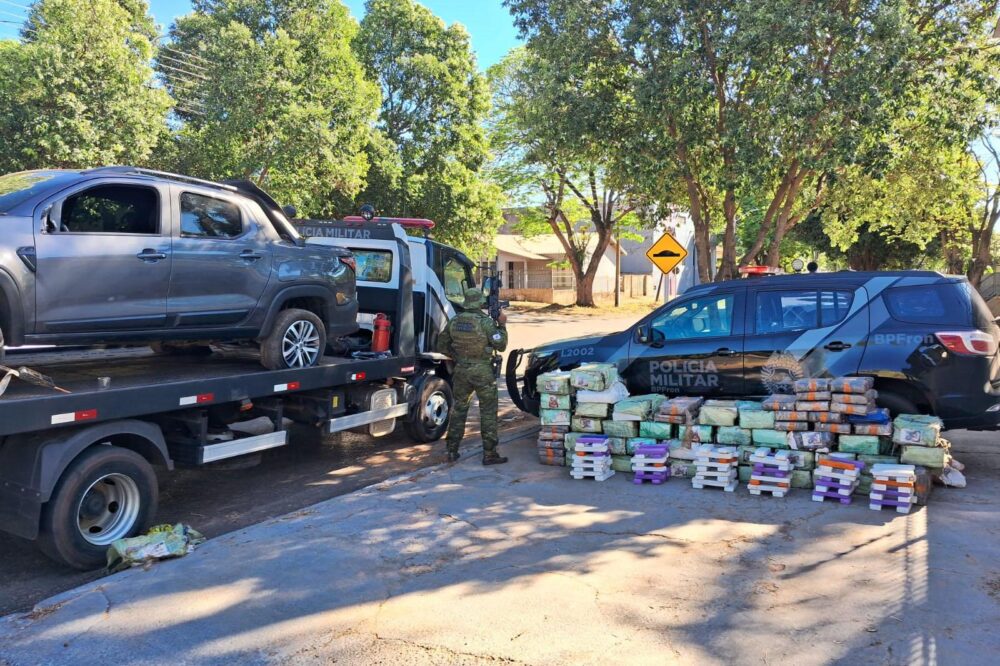 Volume de apreensão de drogas coloca o Paraná em destaque na repressão ao tráfico
Foto: PMPR