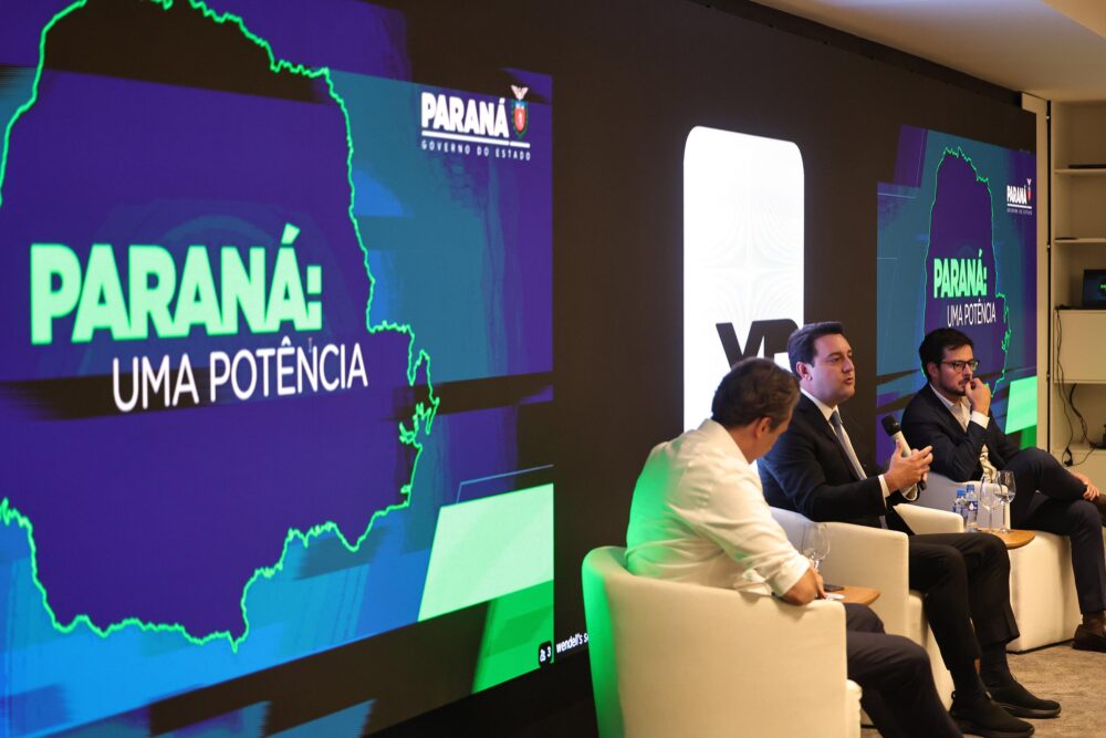 Governador Ratinho Junior destacou os avanços no Paraná
Foto: Jonathan Campos/AEN