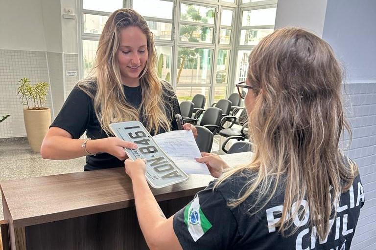 PCPR orienta sobre registro online em casos de perda de placa de veículo
Foto: PCPR