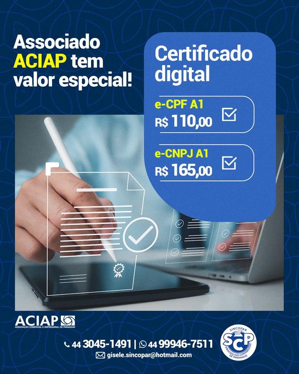 Associados da Aciap terão acesso ao benefício