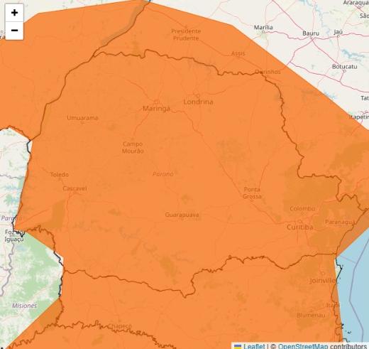 Foto: Reprodução/Inmet