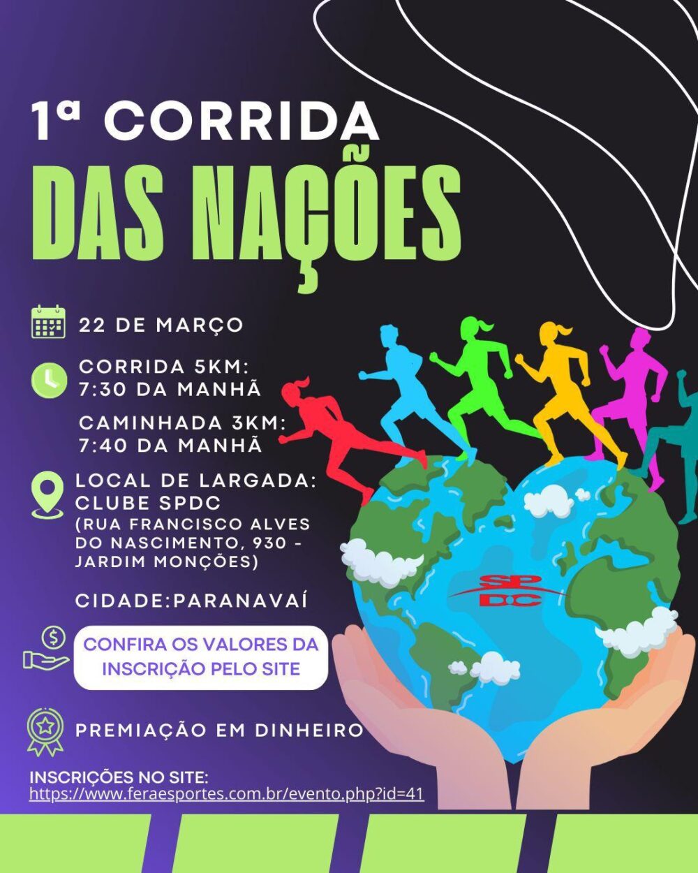 Evento convida para a prática do esporte e convivência comunitária