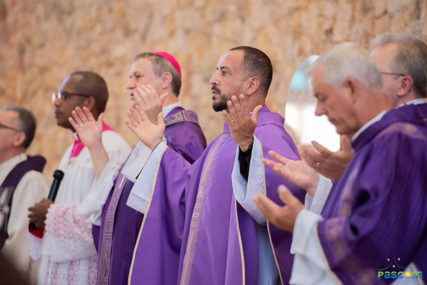 A mudança foi necessária após o então pároco, frei Tiago Evaristo, sofrer um AVC no ano passado
Foto: Pascom