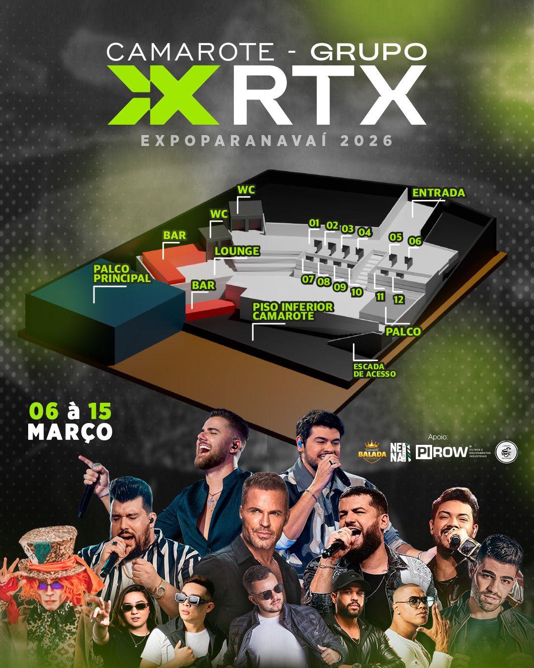 Camarote (7) Os convites do Camarote Balada - Grupo RTX já estão à venda