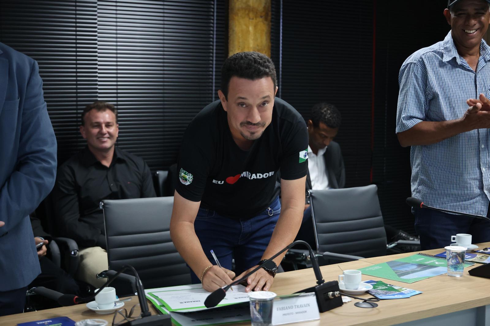 Fabiano Travain, prefeito de Mirador
Foto: Victor Guandalini/SEPL