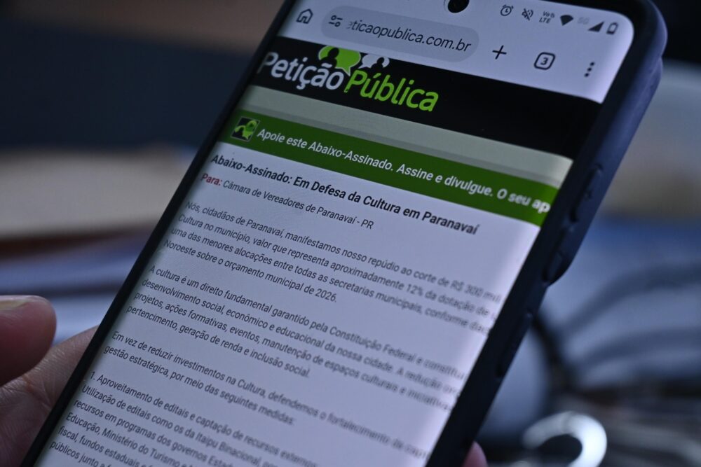 Documento circula pelas redes sociais e é possível assinar de forma on-line - Foto: Ivan Fuquini