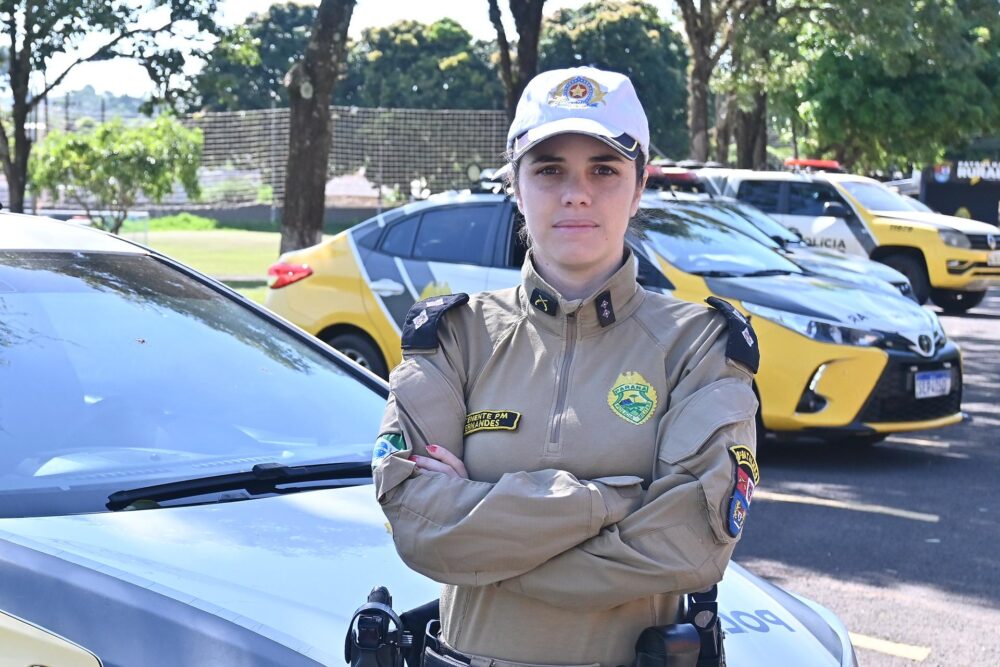 Aos 30 anos, Bruna Ramos Fernandes Del Fiol carrega a bagagem de 11 anos na carreira militar
Foto: Ivan Fuquini