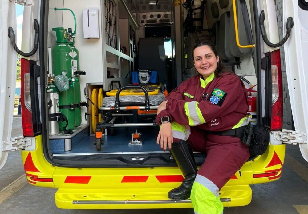 Tatiane Cordeiro, enfermeira da Motiva Paraná em Ortigueira 
Foto: Comunicação Motiva Paraná