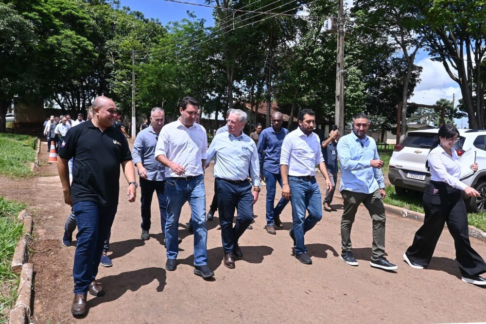 O governador do Paraná, Ratinho Junior, esteve em Paranavaí nesta quinta-feira
Foto: Ivan Fuquini