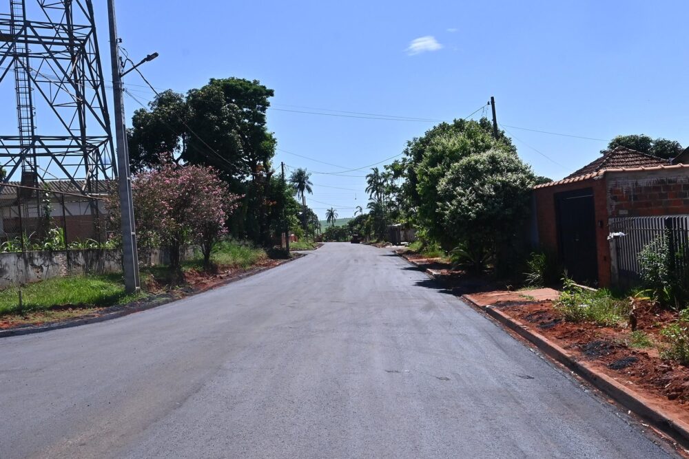 Volume de obras garante pavimentação de quase 100% na cidade
