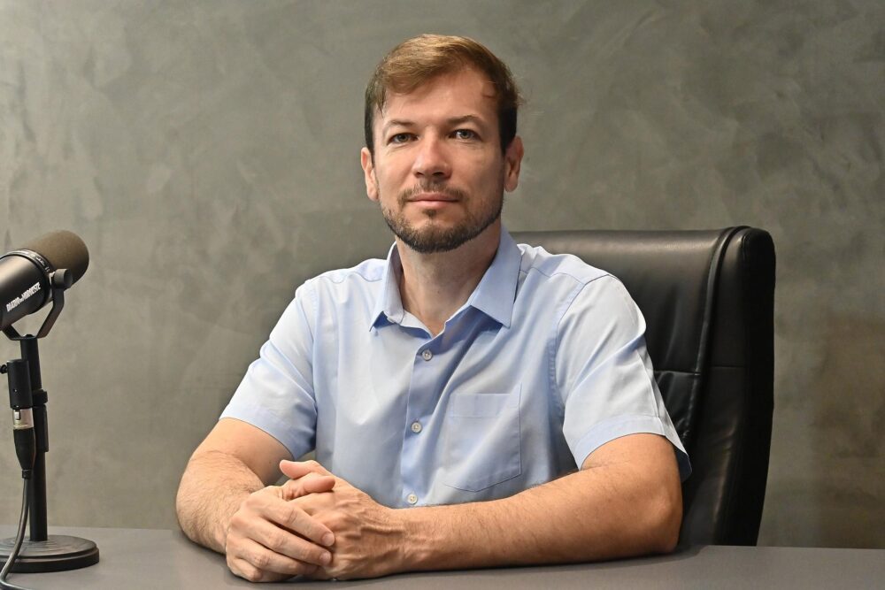 Rafael Torrente, falou sobre a importância do Suruquá Rock para a cultura municipal
Foto: Ivan Fuquini