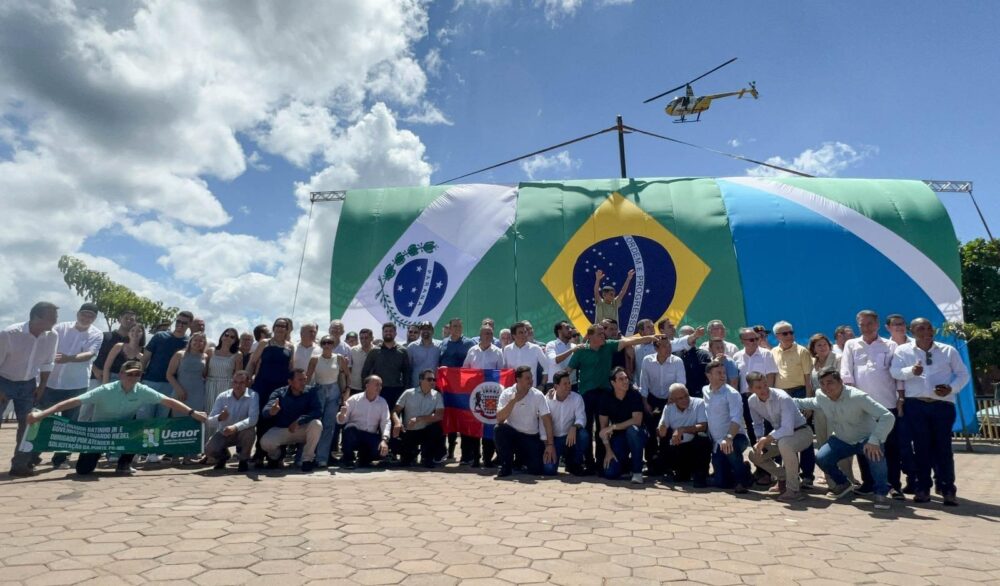 Lideranças na apresentação do pré-projeto