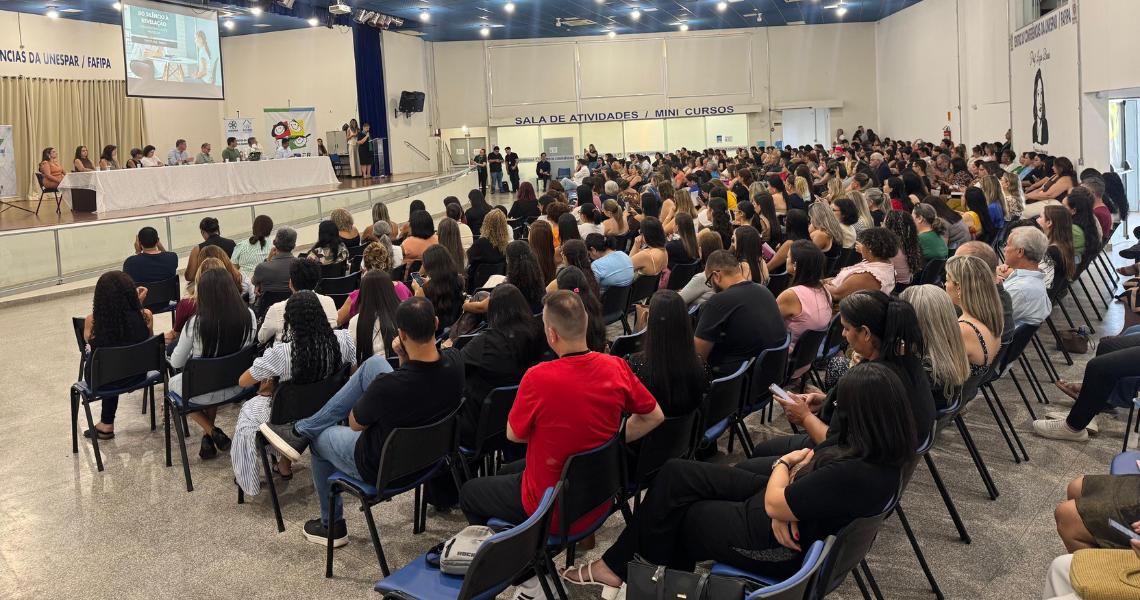 Momento do evento realizado em Paranavaí