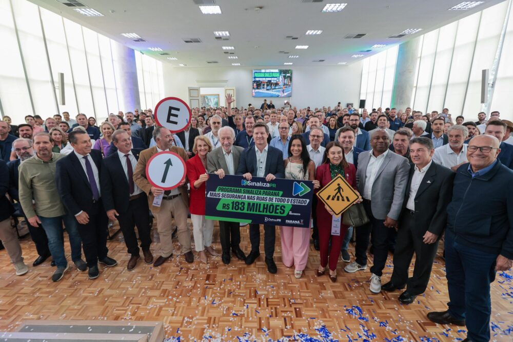 Evento marcou o anúncio dos investimentos
Foto: Geraldo Bubniak/AEN