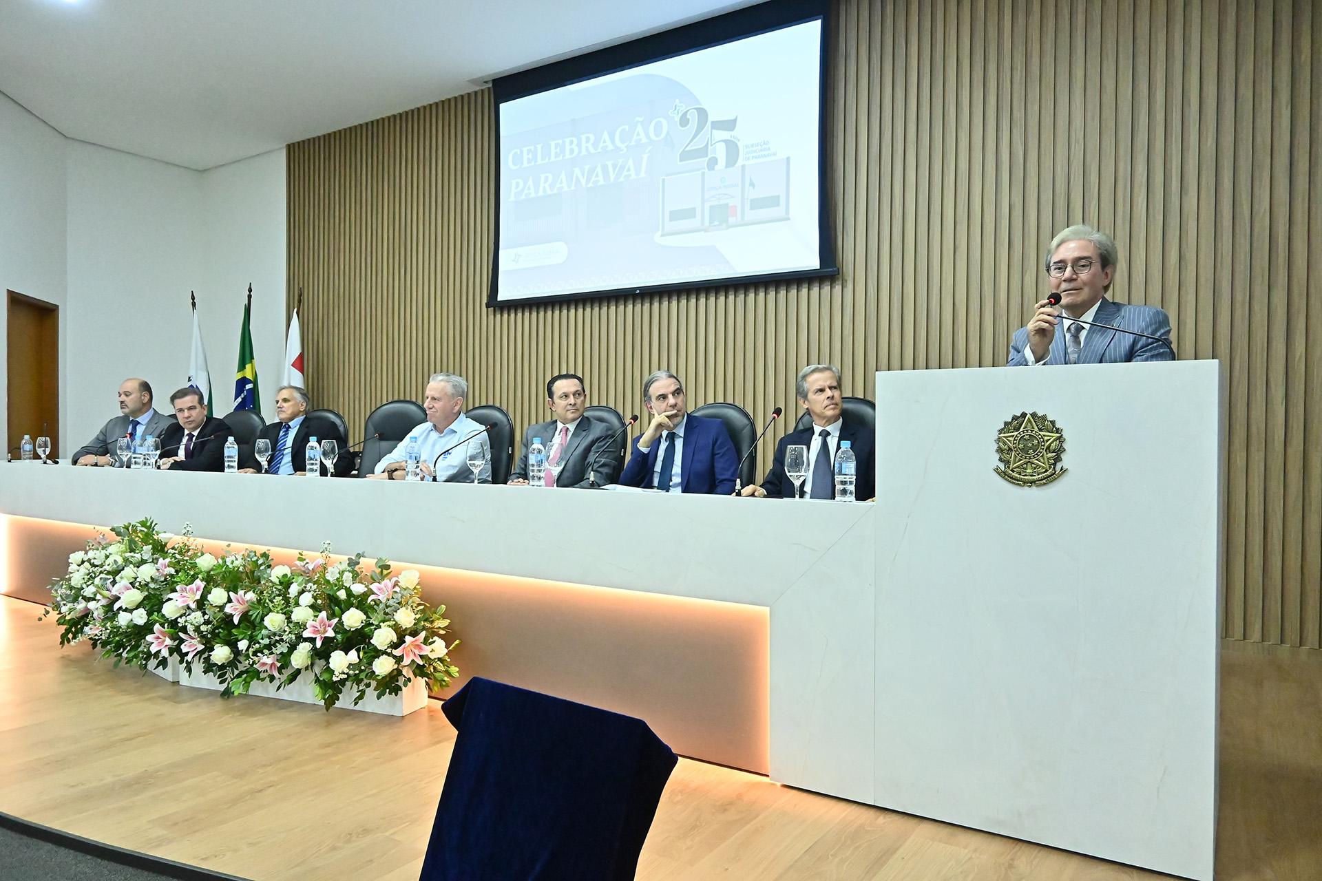 Presidente do TRF4, João Batista Silveira falou sobre a importância do atendimento humanizado
Foto: Ivan Fuquini