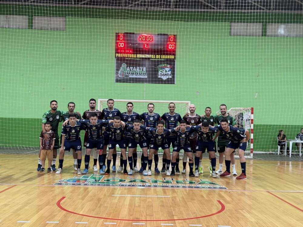 Loanda Futsal somou 13 pontos no primeiro turno 
(Foto: Assessoria Loanda Futsal)