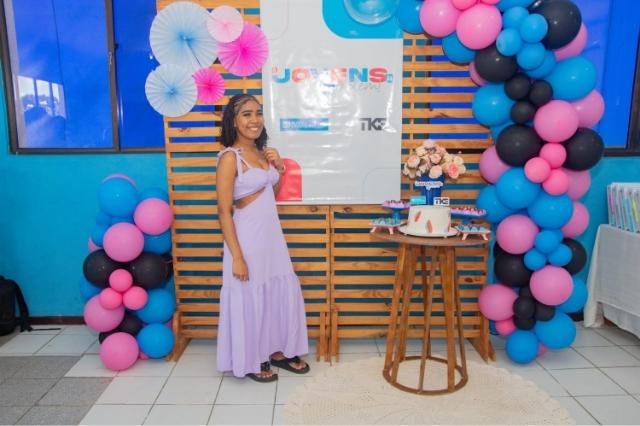 Maiara, 18, participou do Projeto Jovens Podem 2024, realizado pela Aldeias Infantis SOS em parceria com a iniciativa privada