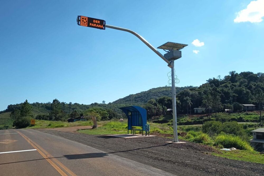 Novos abrigos são testados no Paraná
Foto: DER