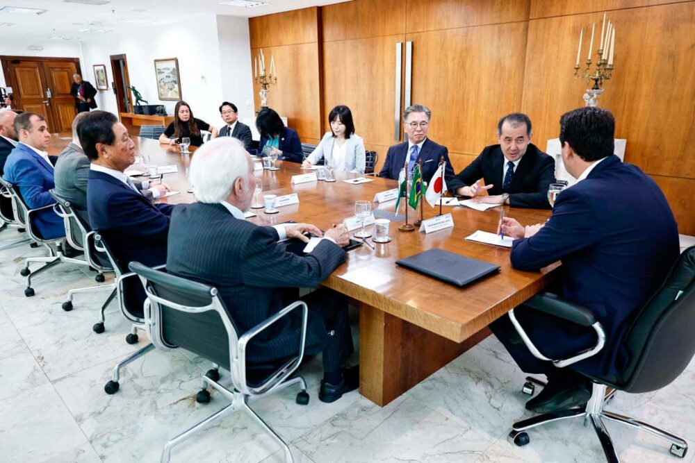 O embaixador Noguchi Yasushi em visita ao governador Ratinho Junior
Foto: Jonathan Campos/AEN