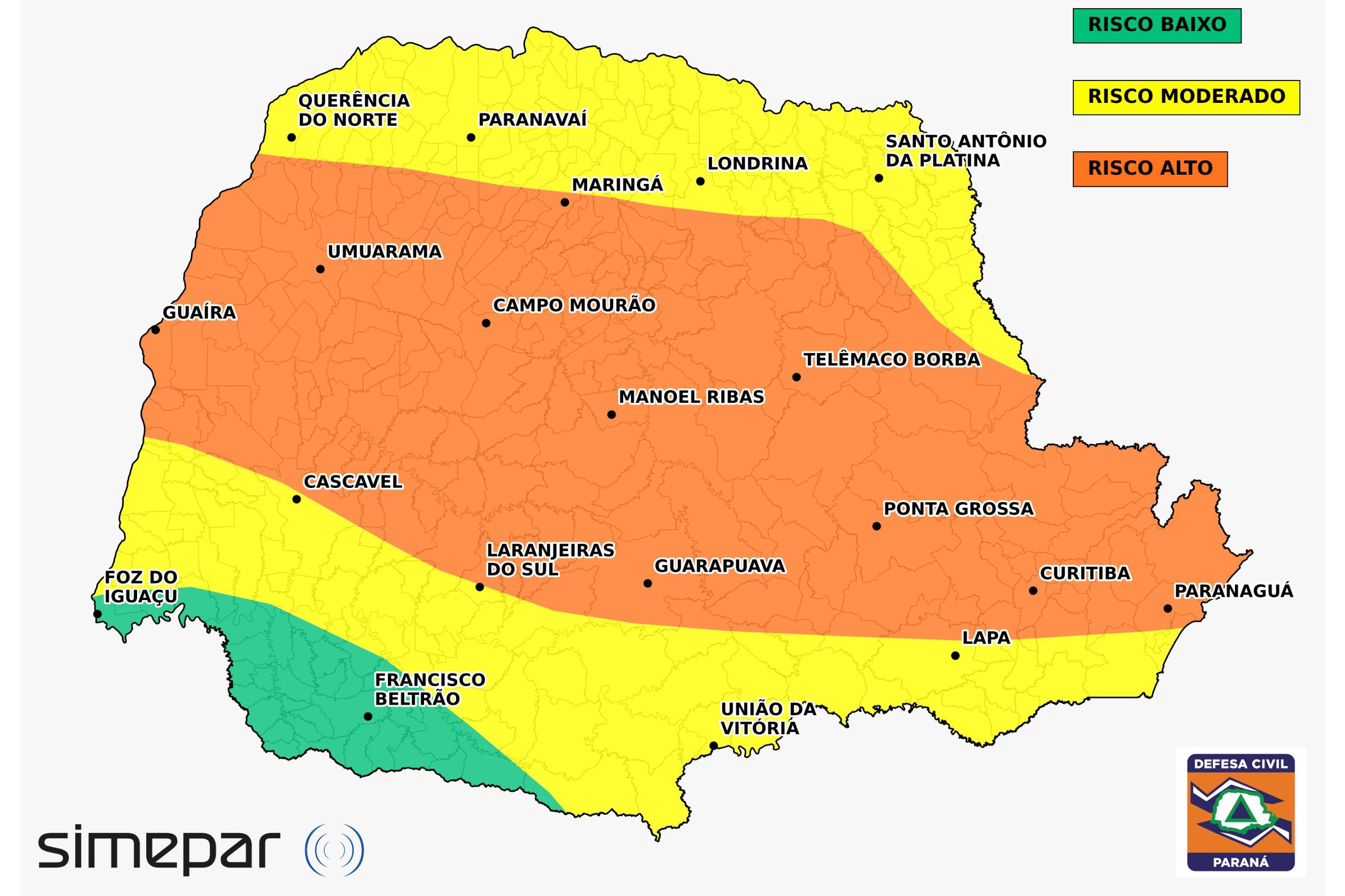 As condições são decorrentes do aumento significativo da instabilidade devido ao avanço de um cavado meteorológico e do grande fluxo de umidade vindo da bacia amazônica.