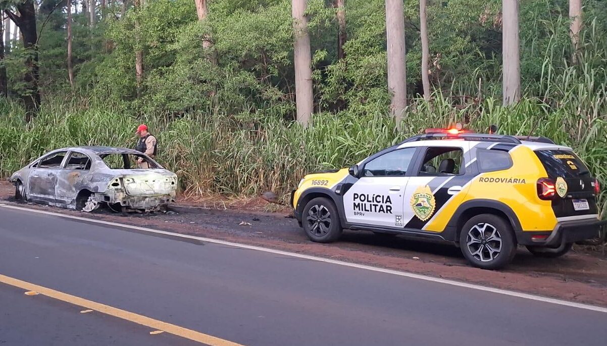 Caso foi registrado no começo da manhã em Santa Fé. — Foto: PRE