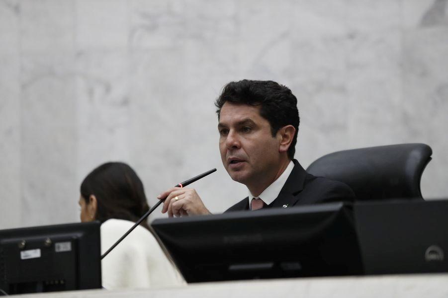 Deputado Alexandre Curi (Republicanos), presidente da Assembleia Legislativa do Paraná. Foto: Rogério Machado/Alep