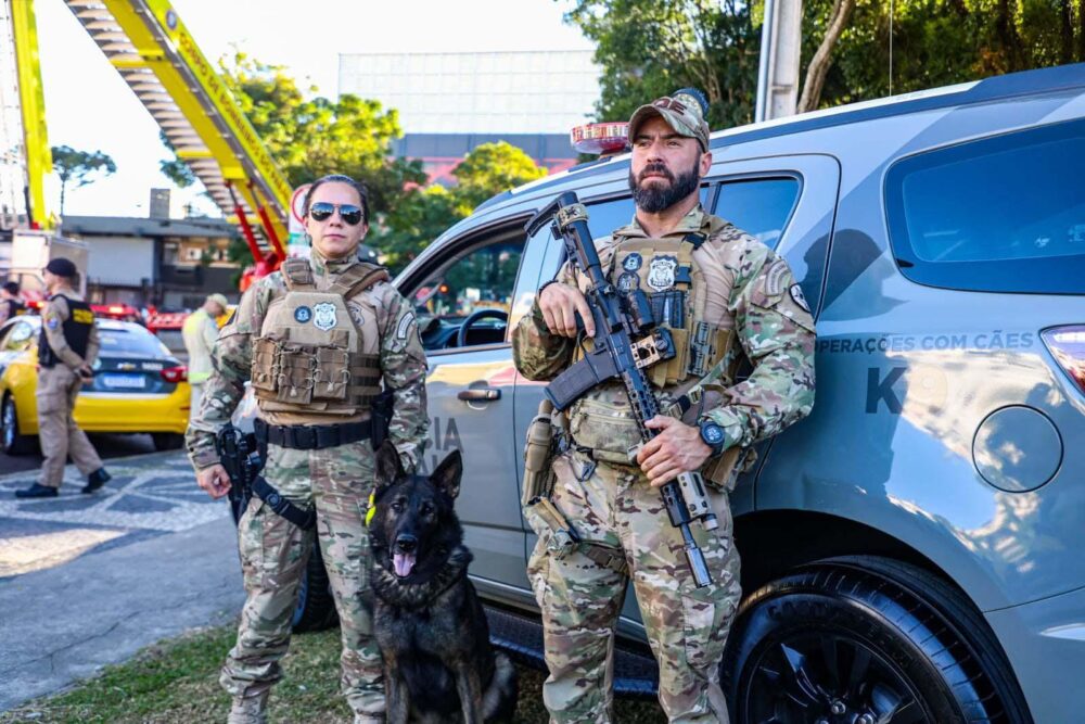 a-poli Forças de segurança do Paraná atuam no combate à violência
Foto: Sesp