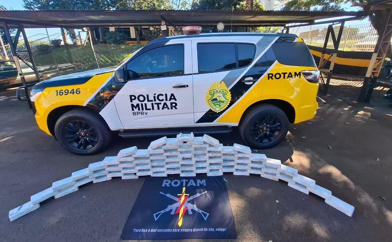 Veículo utilizado na ocorrência também foi apreendido — Foto: Divulgação